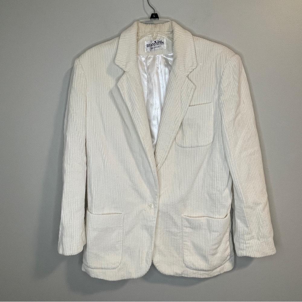 BP Brass Plum Nordstrom Wide Wail Corduroy  Blazer Jacket Approx Sz. 10 Vintage